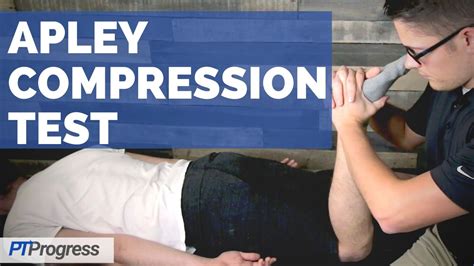 apley compression test|apley's knee test results.